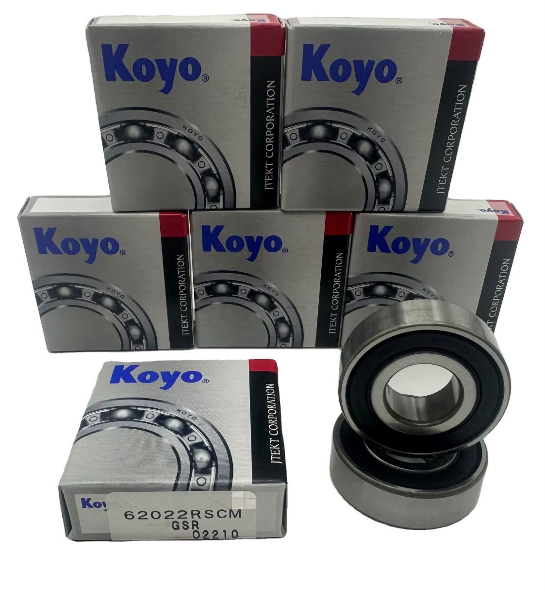 KOYO Deep-Groove Ball Bearings 6202-2RS